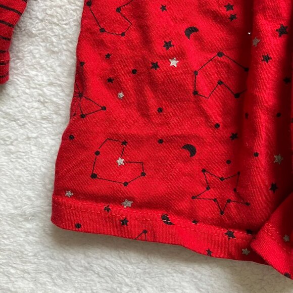 First Impressions 12M Red Navy Stars Stripes Tunic Dress EUC Baby Girl - Picture 7 of 14